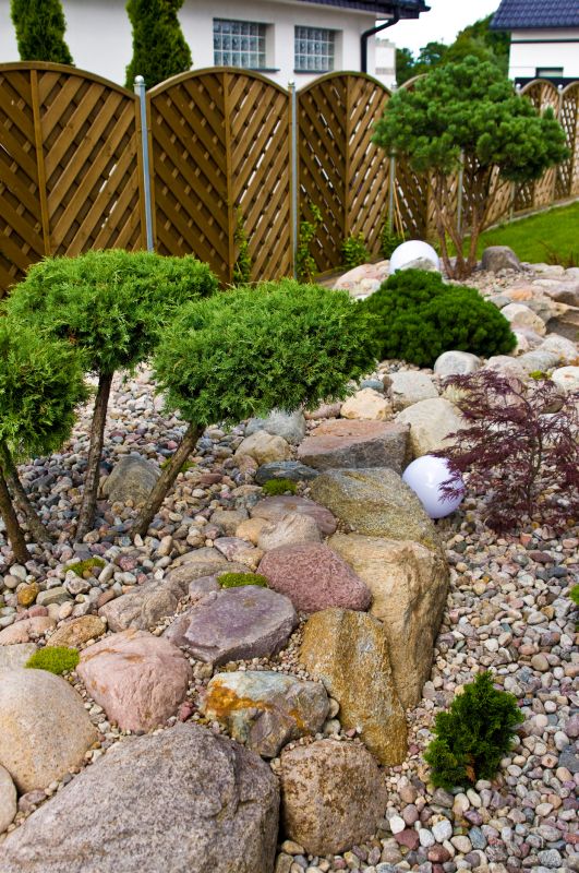 Decorative Rock Installation