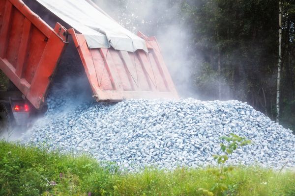 Limestone Gravel Delivery in Allen