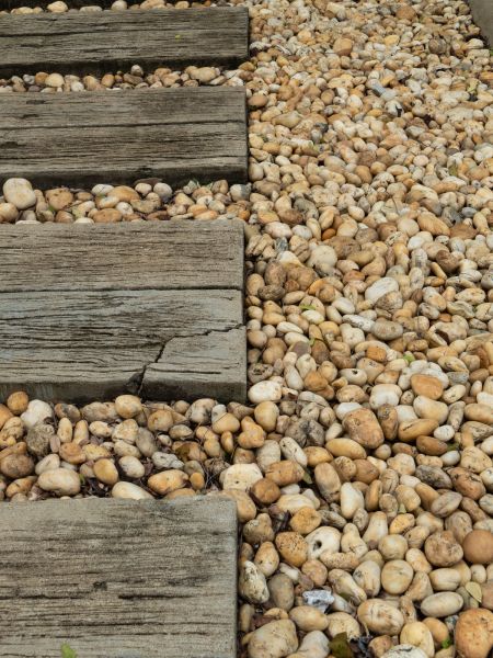 Pea Rock Installation in Allen